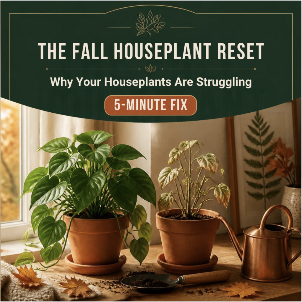 The Fall Houseplant Reset