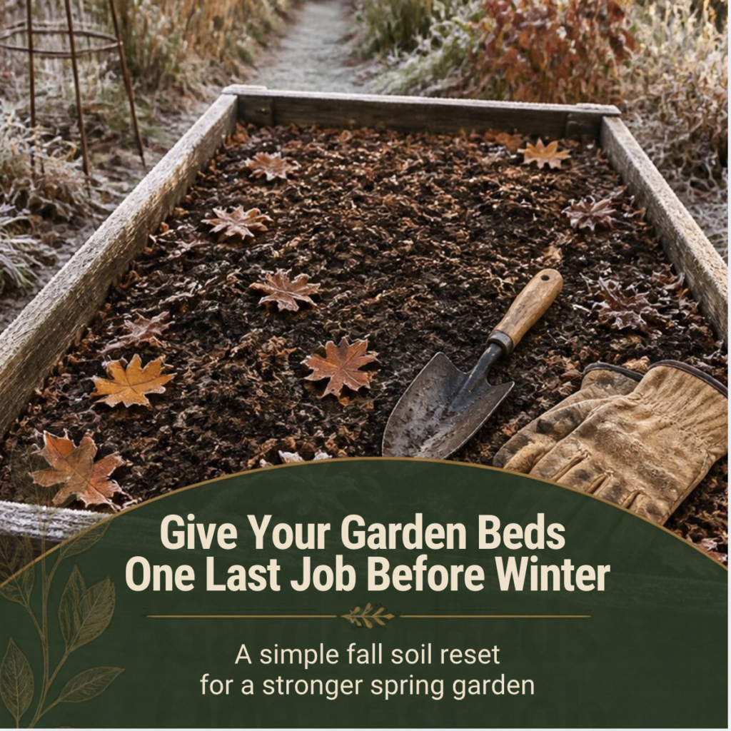Give Your Garden Beds One Last Job Before Winter